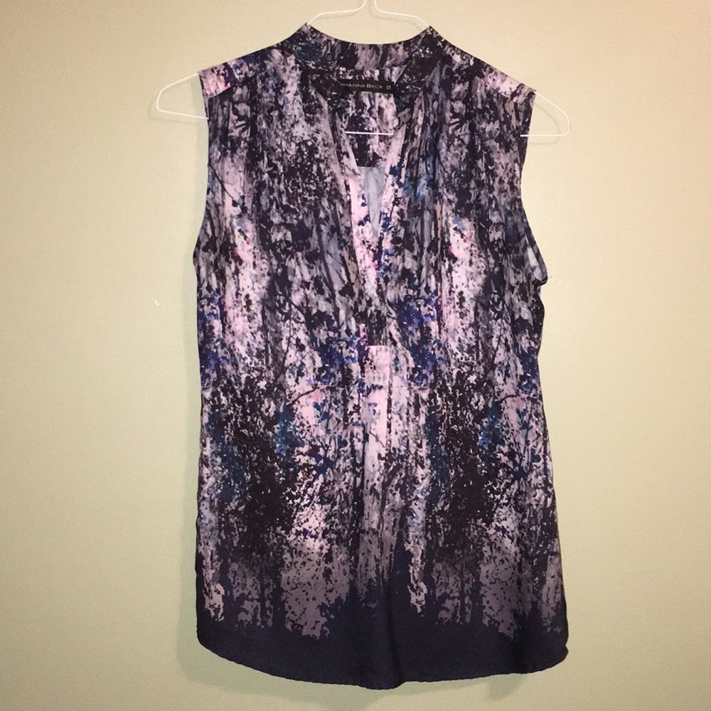 Tye-dyeish blouse